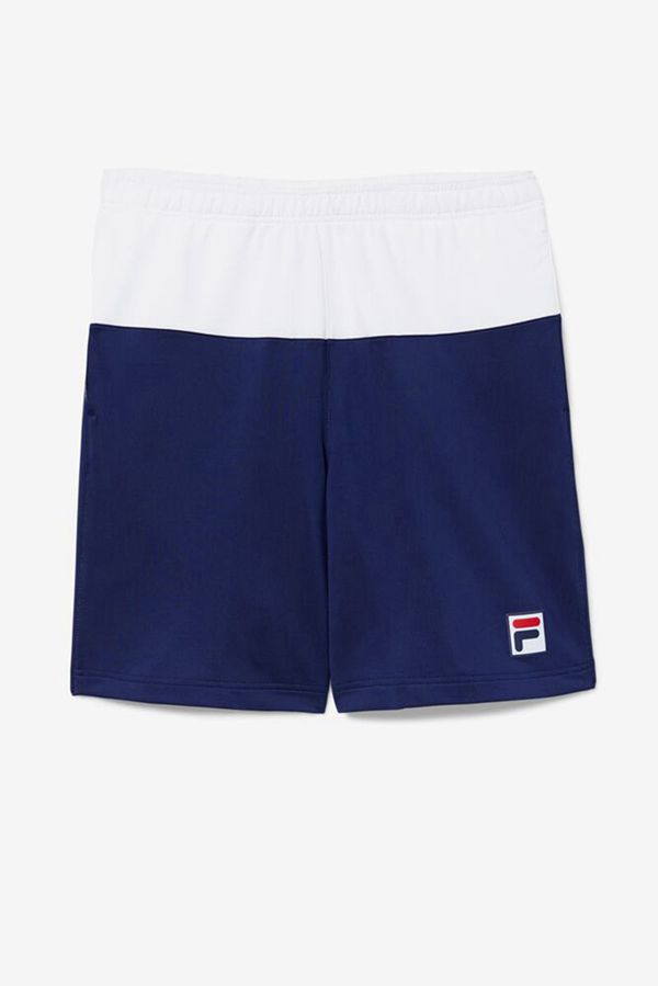 Pantalones Cortos Fila Hombre Azul Marino / Blancas - Legends - España 347061HMF